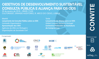 Objetivos de Desenvolvimento Sustentável - Consulta Pública e Aliança para os ODS