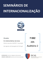 Seminários de Internacionalização - AGEPOR