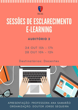 Sessões de esclarecimento e-learning