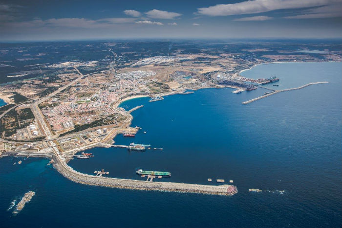 Panorâmica do Porto de Sines