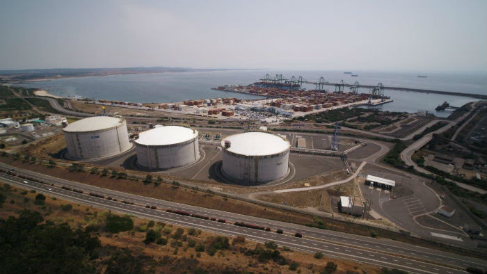 Vista do Porto de Sines