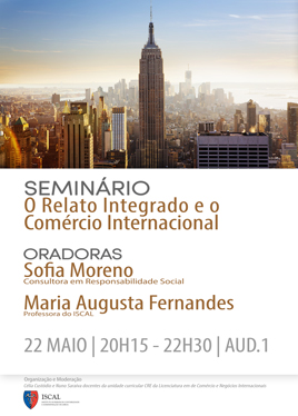 Seminário "O Relato Integrado e o Comércio Internacional
