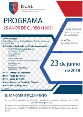 Encontro de alumni (1990-1993)