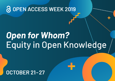 Semana Internacional do Acesso Aberto (Open Access Week) 2019