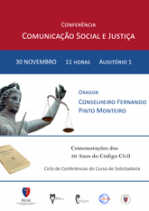 Conferência "Comunicação Social e Justiça"