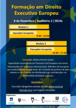 Formação em Direito Executivo Europeu