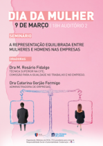 Seminário "A representação equilibrada entre mulheres e homens nas empresas"