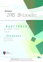 Seminário "IFRS 16 - Locações