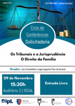 Conferência: Os Tribunais e a Jurisprudência - o Direito da Família