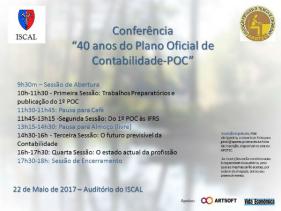 Conferência "40 anos de Plano Oficial de Contabilidade-POC"