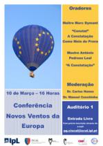 Conferência "Novos Ventos da Europa