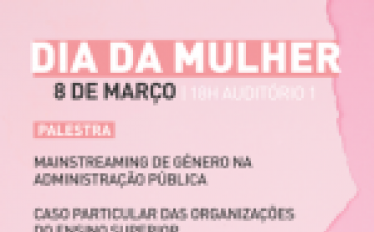 Palestra "Mainstreaming de género na Administração Pública"