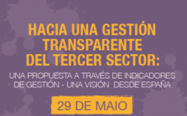 Hacia una gestión transparente del Tercer Sector: una propuesta a través de indicadores de gestión - una visión  desde España