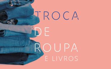 Recolha de roupas e livros